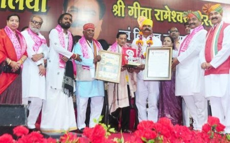 मदन परमालिया का नर्मदा-शिप्रा के जल से अभिनन्दन करने आया हूं- सतन