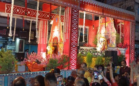 देश की तीसरी पारम्पारिक गौरवशाली  रथयात्रा निकली