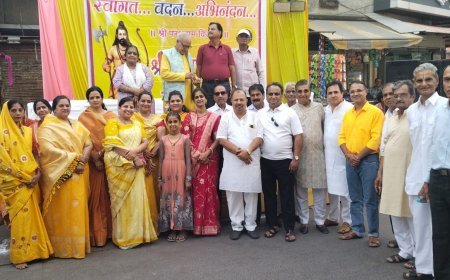 श्री मालव खांडल विप्र समाज   द्वारा देश की तीसरी पारम्पारिक गौरवशाली  रथयात्रा निकली श्री लक्ष्मी वैंकटेश देवस्थान का भव्य स्वागत 