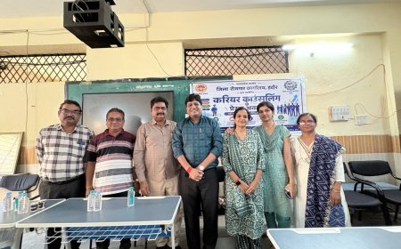 शासकीय सुभाष  हायर सेकेण्डरी मे स्कूल छात्रों को कैरियर हेतु काउंसलिंग