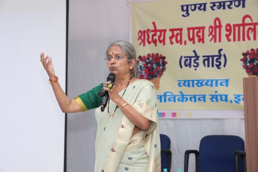 शालिनी ताई मोघे व्याख्यान श्रृंखला का समापन, अनुराधा प्रभुदेसाई ने बच्चों में जगाया राष्ट्रसेवा का भाव