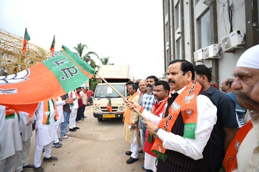 प्रचार रथों के माध्यम से जनता तक पहुंचेगा भाजपा सरकार के विकास, सुशासन और जनकल्याण का संदेश