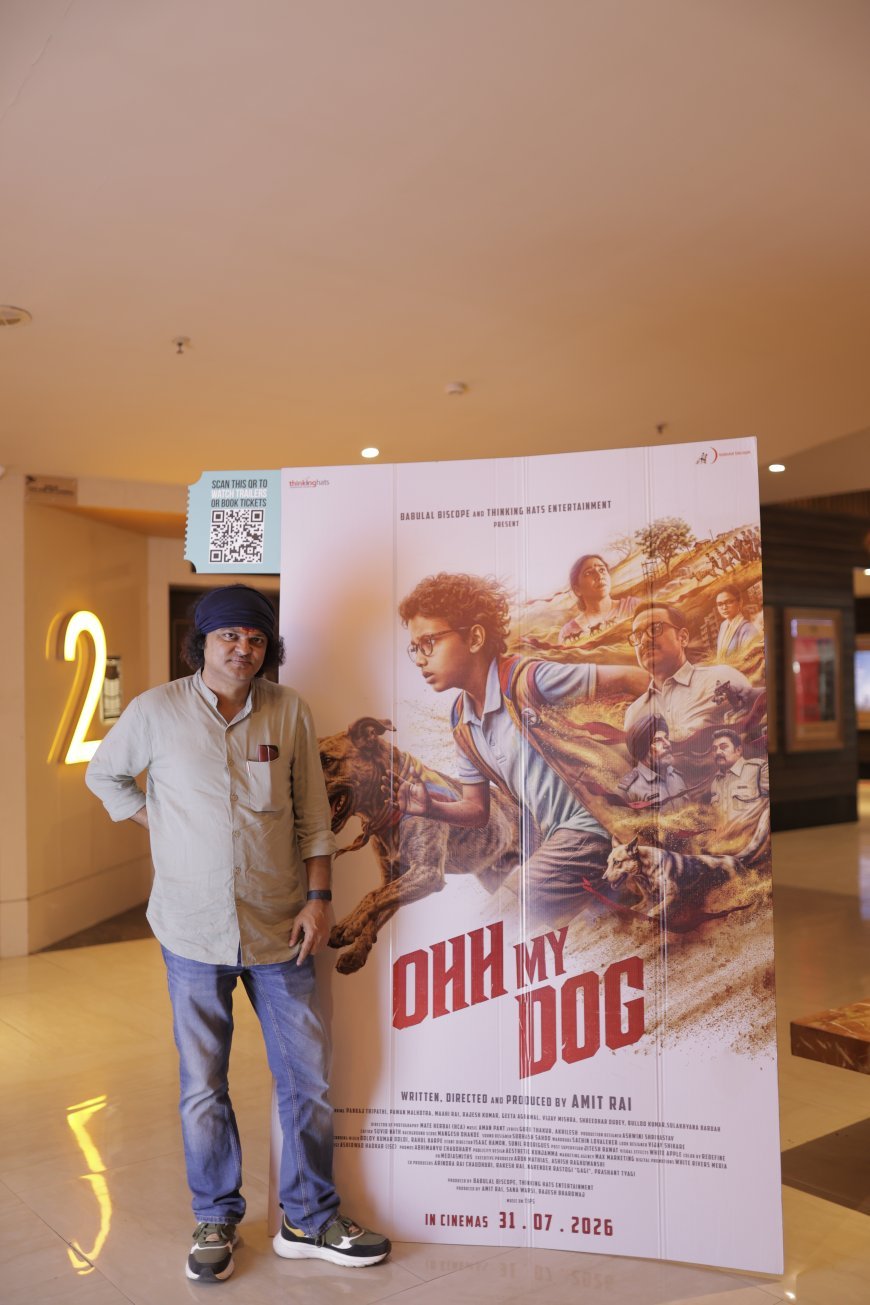 7 अगस्त को रिलीज होने जा रही फिल्म ‘ओह माय डॉग’ के प्रमोशन के लिए इंदौर पहुंचे निर्देशक अमित राय