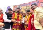 इंदौर पहुंची भव्य श्री बाणेश्वरी कांवड़ यात्रा का भव्य स्वागत