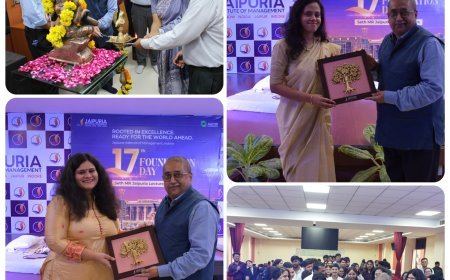 जयपुरिया इंस्टीट्यूट ऑफ मैनेजमेंट, इंदौर ने हर्षोल्लास के साथ मनाया 17वाँ स्थापना दिवस, 