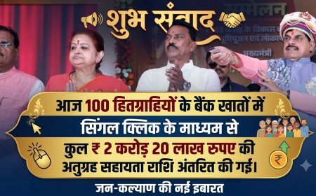 बुरहानपुर विधानसभा के 100 परिवारों को मिला 2.20 करोड़ का संबल, संकट की घड़ी में परिवारों के साथ खड़ी है सरकार-अर्चना चिटनिस