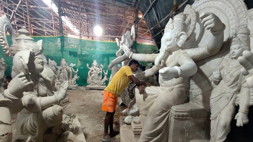 प्लास्टर ऑफ पेरिस जहां मूर्तियों का निर्माण वही लगे रोक। धर्मेंद्र श्रीवास्तव,