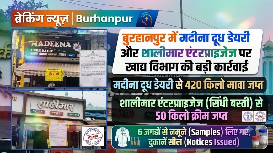 क्या मध्य प्रदेश में भी महाराष्ट्र के आईएएस FDI कमिश्नर तुकाराम मुंडे  की तर्ज पर मिलावट खोरों पर होगी कार्रवाई