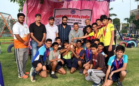 द ग्रीन वर्ल्ड इंटरनेशनल स्कूल में शालेय संभाग स्तरीय हैंडबॉल प्रतियोगिता का आयोजन