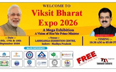 विकसित भारत एक्सपो 2026” — लाभगंगा परिसर, इंदौर में होगा तीन दिवसीय आयोजन 16 सितम्बर से