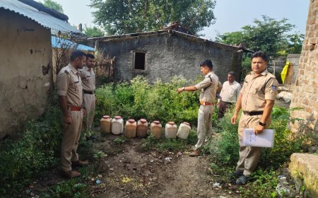 आबकारी विभाग का अवैध शराब माफियाओं पर बड़ा एक्शन