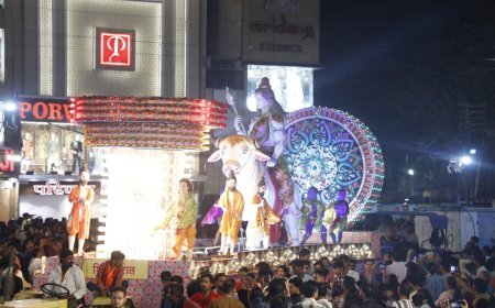 अनंत चतुर्दशी चल समारोह - 2026   *इंदौर की गौरवशाली परम्परा के अनुरूप रातभर निकला नयनाभिराम झांकियाँ और अखाड़ों का कारवां