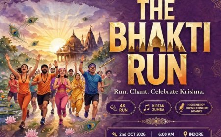 इंदौर में 2 अक्टूबर को होगा ‘द भक्ति रन’; दौड़, कीर्तन और भक्ति का अनूठा संगम