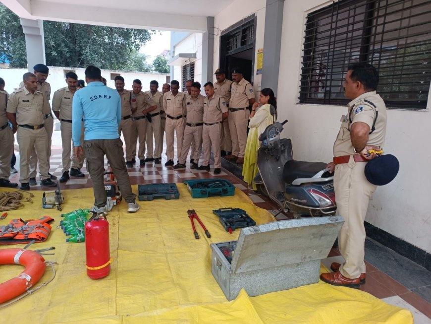 सिंहस्थ-2028 प्रशिक्षण के अंतर्गत पुलिस अधिकारियों एवं कर्मचारियों को दिया  प्रशिक्षण