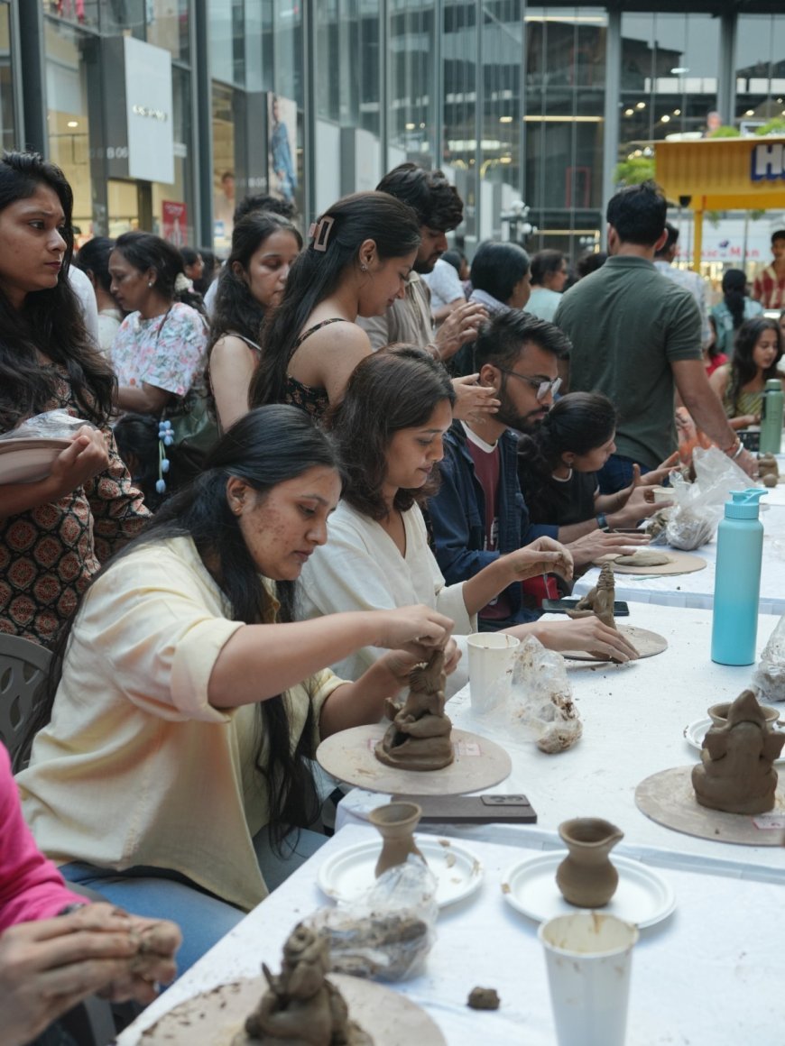 450  से अधिक लोगों ने मिलकर बनाई गणेश प्रतिमाएं, स्थानीय व्यवसायों को भी मिला मंच