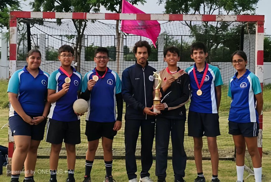 द एमराल्ड हाइट्स इंटरनेशनल स्कूल के 5 खिलाड़ी राज्य स्तरीय हैंडबॉल प्रतियोगिता के लिए चयनित