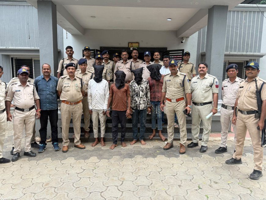 हत्या कर शव को छुपाने वाले आरोपियो को बुरहानपुर पुलिस ने किया गिरफ्तार