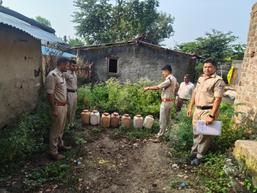 आबकारी विभाग का अवैध शराब माफियाओं पर बड़ा एक्शन