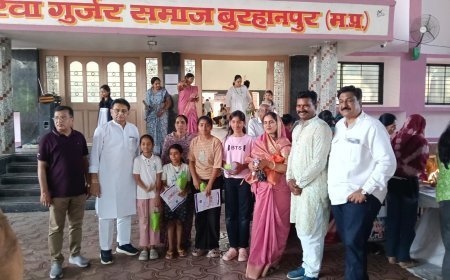 बुरहानपुर जिले में पहली बार 500 बालिकाओं का निःशुल्क सर्वाइकल कैंसर टीकाकरण