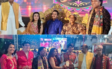 नवरंग गरबा महोत्सव में पहुंचे फ़िल्मी कलाकारों ने भी किया शहर के गरबा प्रेमियों संग डांडिया रास