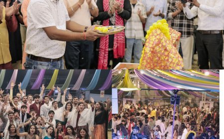 महारास गरबा में भारतीय संस्कृति,पारंपरिक गरबा गीतों की धुन पर आकर्षक प्रस्तुतियां 