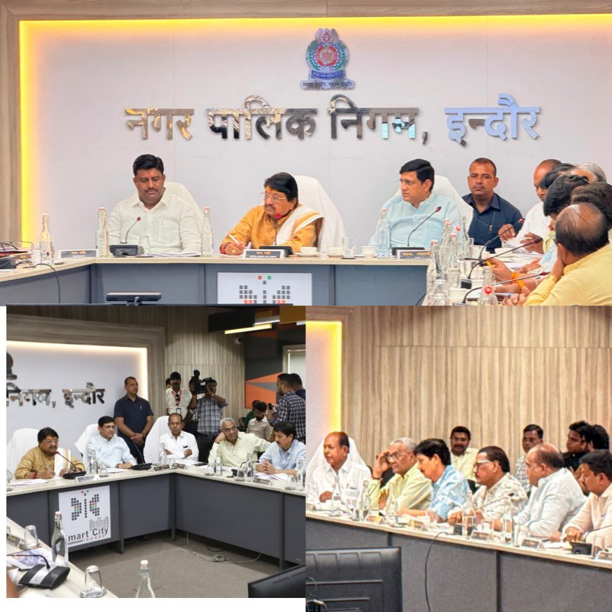 मंत्री कैलाश विजयवर्गीय ने इंदौर में संभावित जल संकट से निपटने के लिए की बैठक