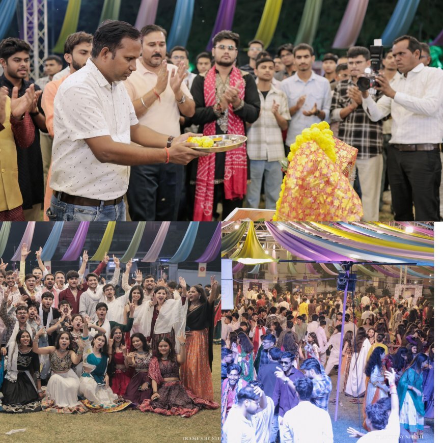 महारास गरबा में भारतीय संस्कृति,पारंपरिक गरबा गीतों की धुन पर आकर्षक प्रस्तुतियां 
